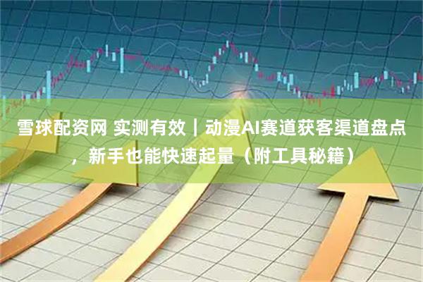 雪球配资网 实测有效｜动漫AI赛道获客渠道盘点，新手也能快速起量（附工具秘籍）